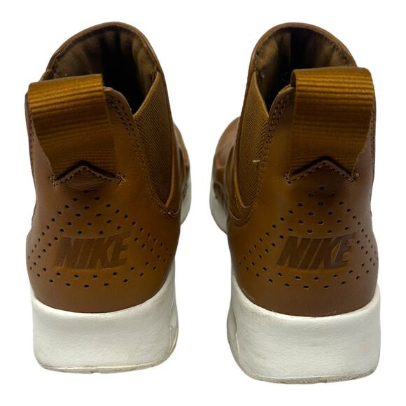 Nike Air Max Thea Mid Leather Tan Slip-On Sneakers Size 6.5 - Picture 4 of 10